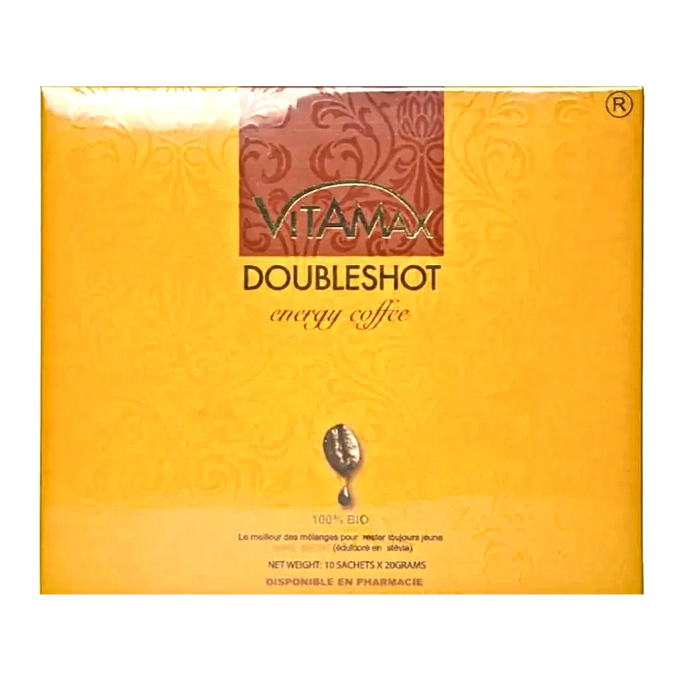 Vitamax DoubleShot Energy Coffee 10 Sachets For Men