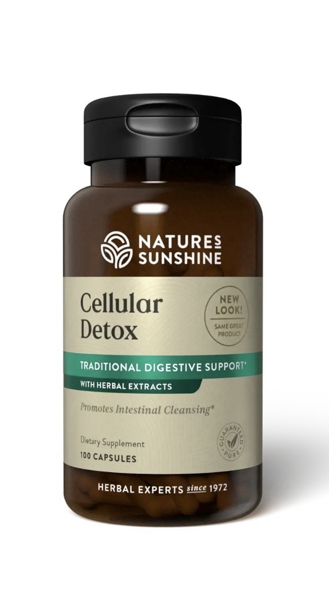 Nature’s Sunshine Cellular Detox, Digestive Cleanse Support, 100 Capsules NEW