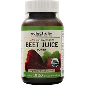 Eclectic Institute Fresh Freeze-Dried Beet Juice Powder 90 grams
