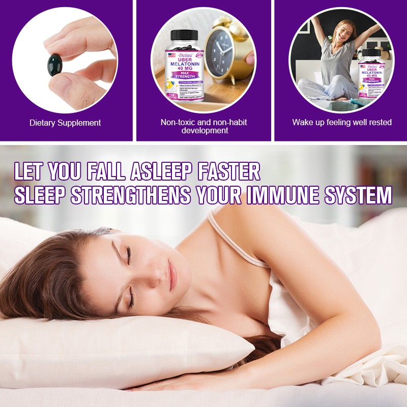 Sleep Supplement-Helps Relax and Promote Natural Sleep, Sleep Aid,Asleep Quickly