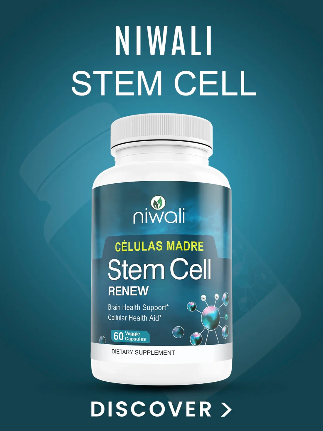 STEM CELL RECOVERY NATURAL SUPPLEMENT CELLULAR REPAIR RENEWAL PILLS ANTI AGING