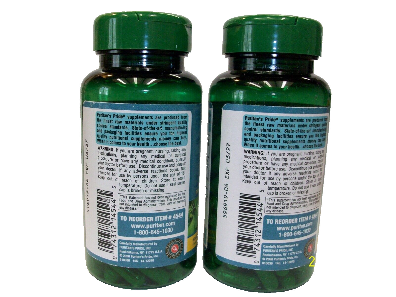 Ginkgo Biloba 120 mg 100 Capsules (2 Pack) Supports Healthy Brain Function