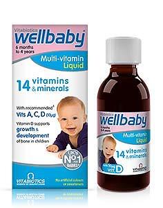 Wellbaby Multivitamin Liquid 5.07 Fl Oz for Infants 6 Months to 4 Years