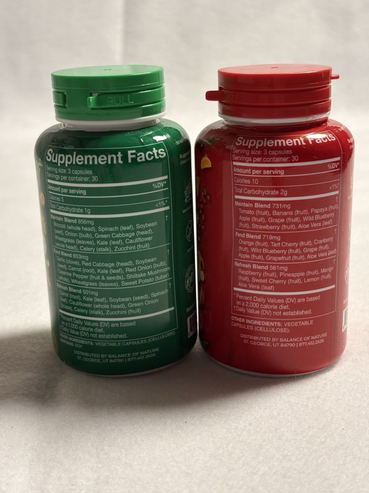 Fruits & Veggies Natures Balance 2 Pack 90 Capsules Supplement Nutrition Keto