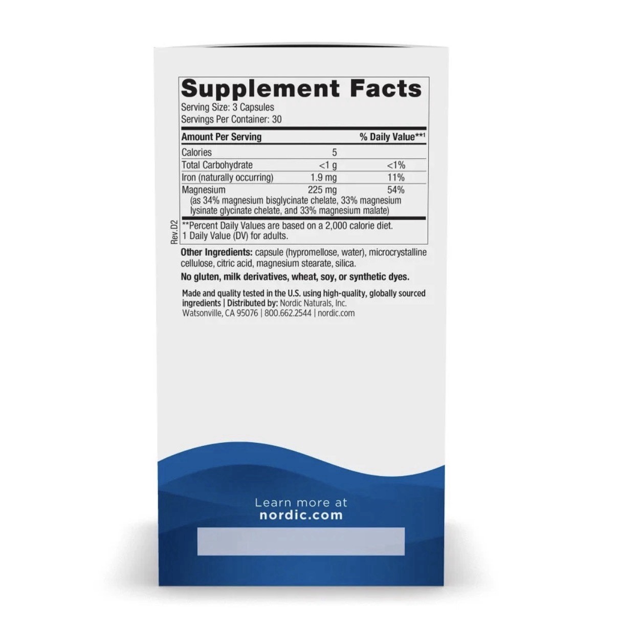 Nordic Naturals Magnesium Complex – Unique Chelated Tri-Magnesium Formula, 90 Ct