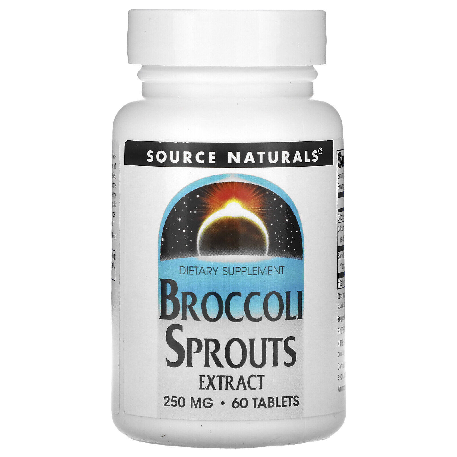 Source Naturals Broccoli Sprouts Extract, 250 mg, 60 Tablets