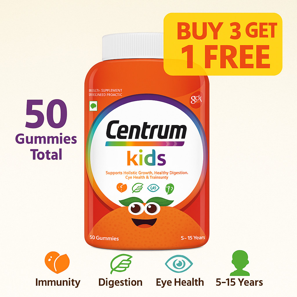 Centrum Kids 50 Gummies/ Jar Buy 3 Get 1 Free | | Multivitamin | 2026 Expiry
