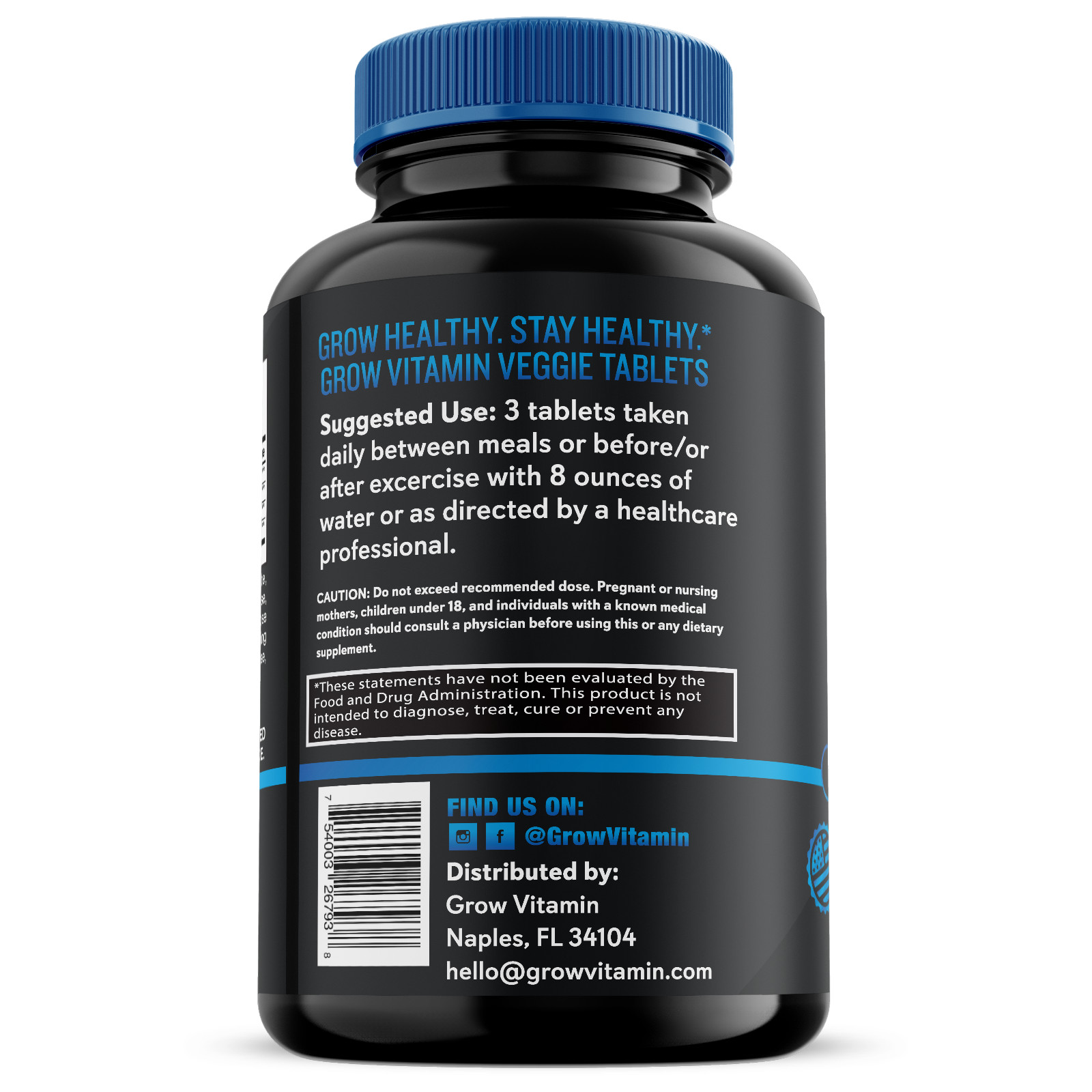 Grow Vitamin, L Arginine (3150mg) Highest Capsule Dose – Nitric Oxide Supplement