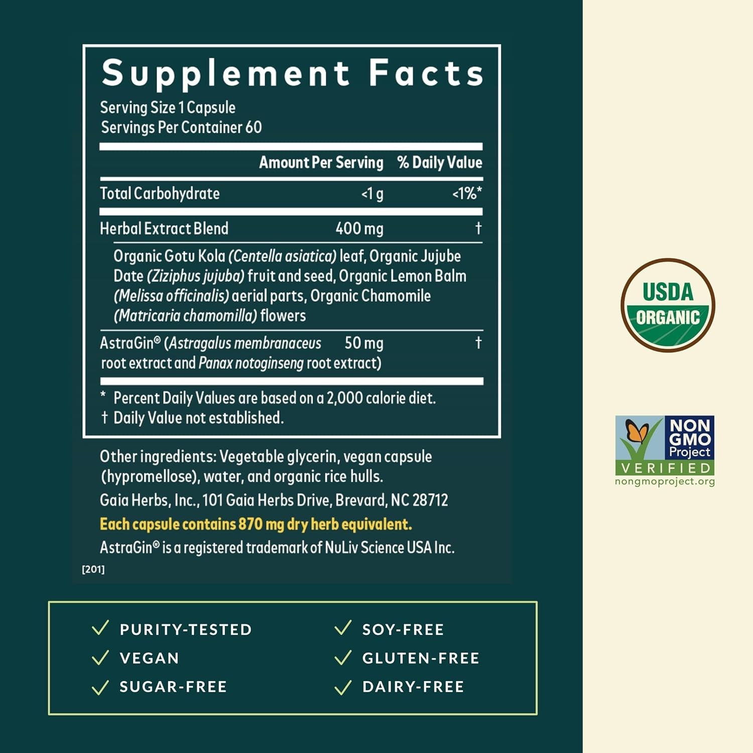 Gaia Herbs Gut Revival Digestive Support 60 Vegan Caps. Exp. 6/2028