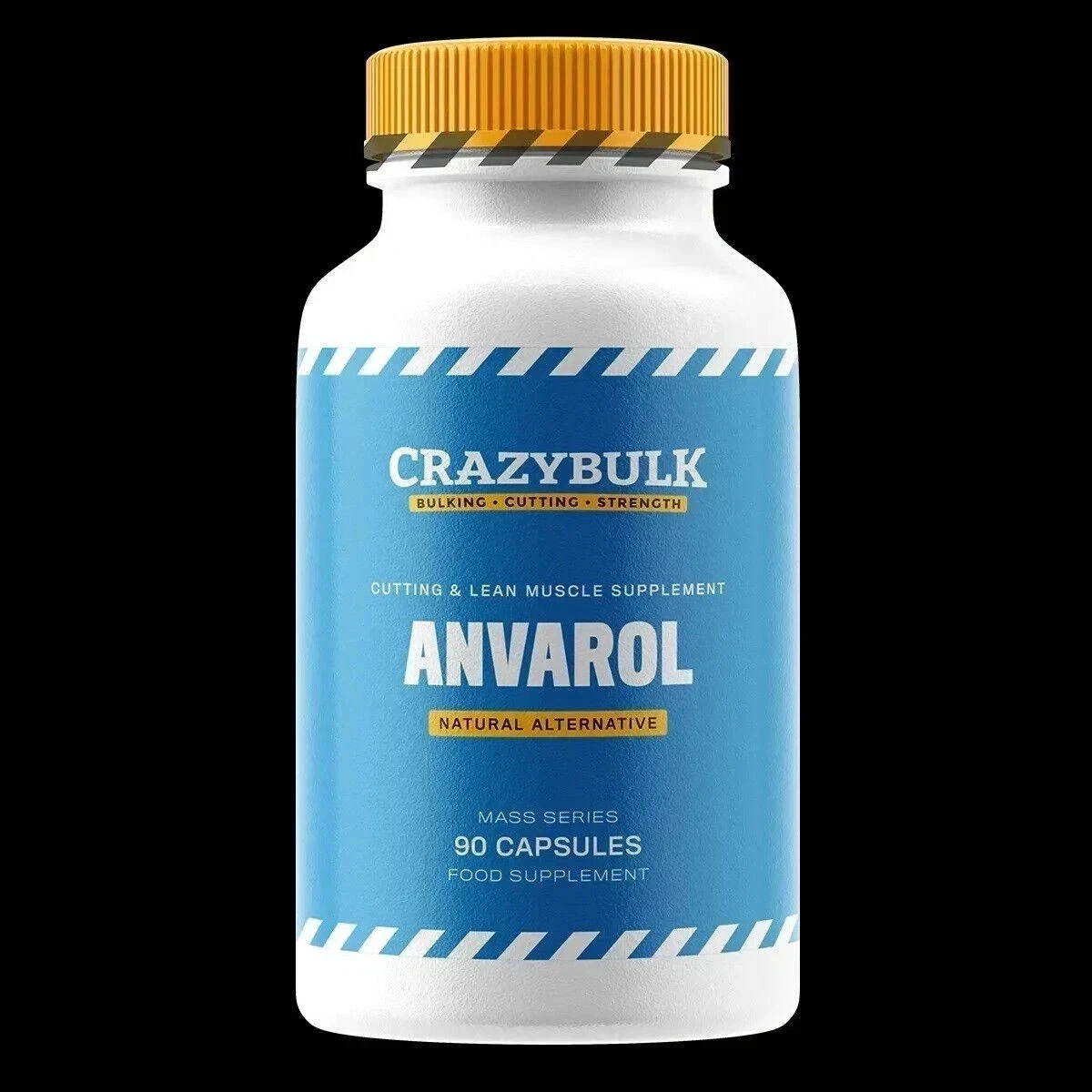 CrazyBulk ANVAROL for Cutting & Lean Muscle Supplement, 90 Caps