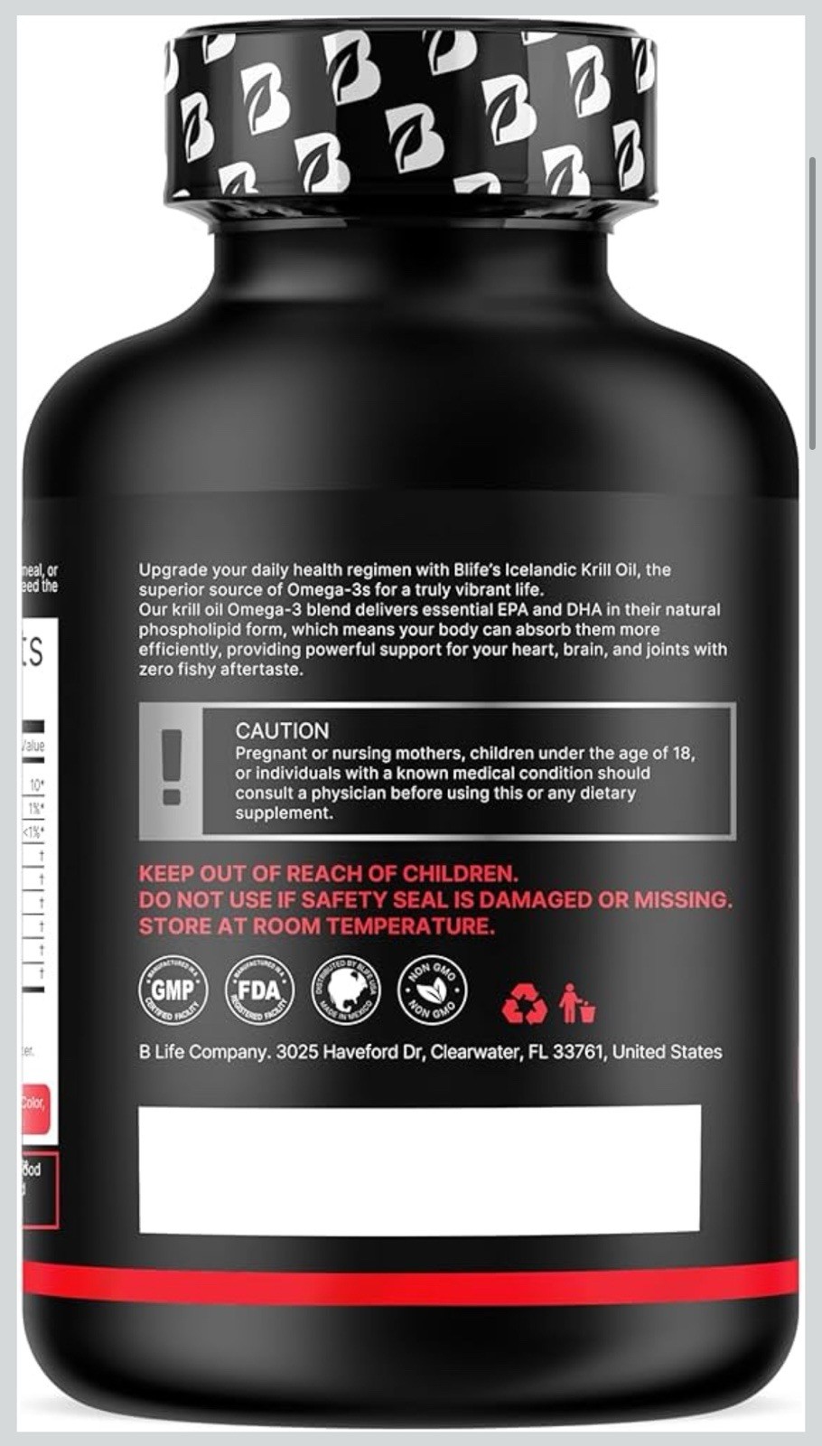Antarctic Krill Oil High-Absorption Phospholipid Omega 3 EPA, DHA & Astaxanthin