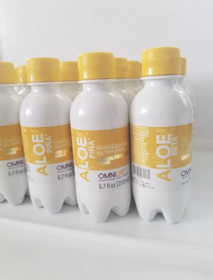 omnilife Aloe Beta Piña 24 pack 6.7oz (200ml)