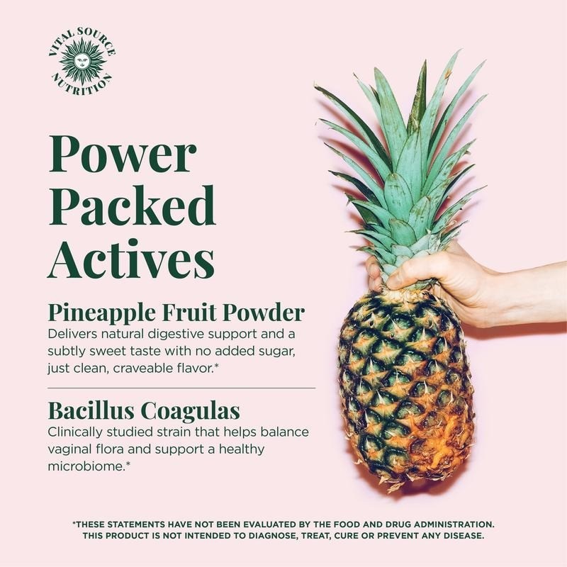 Feminine Balance Probiotic Gummies Bacillus Coagulans Womens Intimate Health Pin