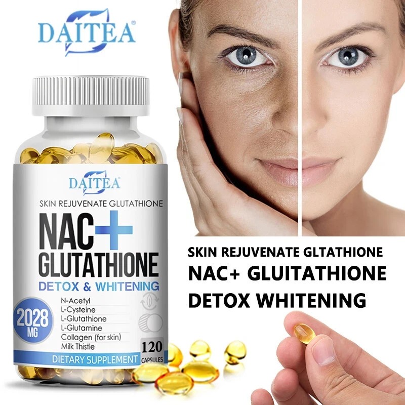 Nac Glutathione Collagen Softgel Skin Whitening Anti-Aging Antioxidant ImmuneNEW