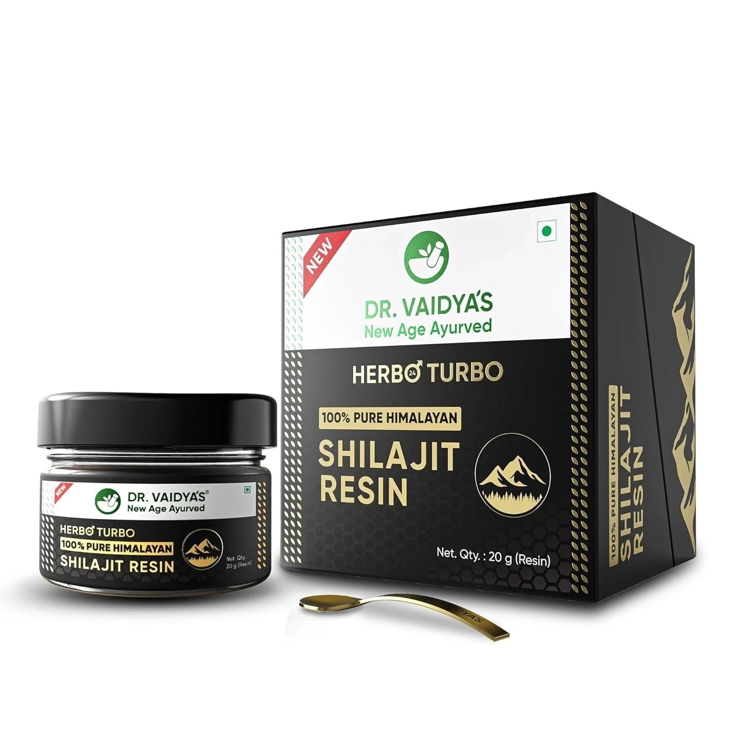 Dr. Vaidya’s Herbo24Turbo Shilajit Resin 100% Shuddha Shilajit 20g M933