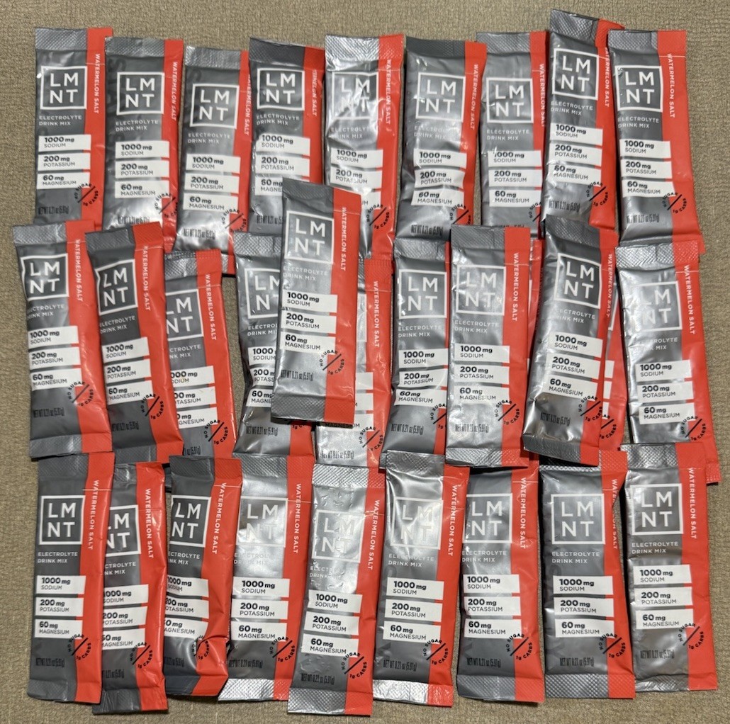 LMNT Zero-Sugar Electrolytes Watermelon Salt 30 Packs