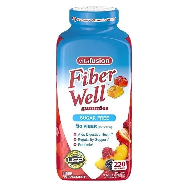 2 PACK – Vitafusion Fiber Well Gummies (220 ct.) {Total 440 Gummies}FREE SHIP