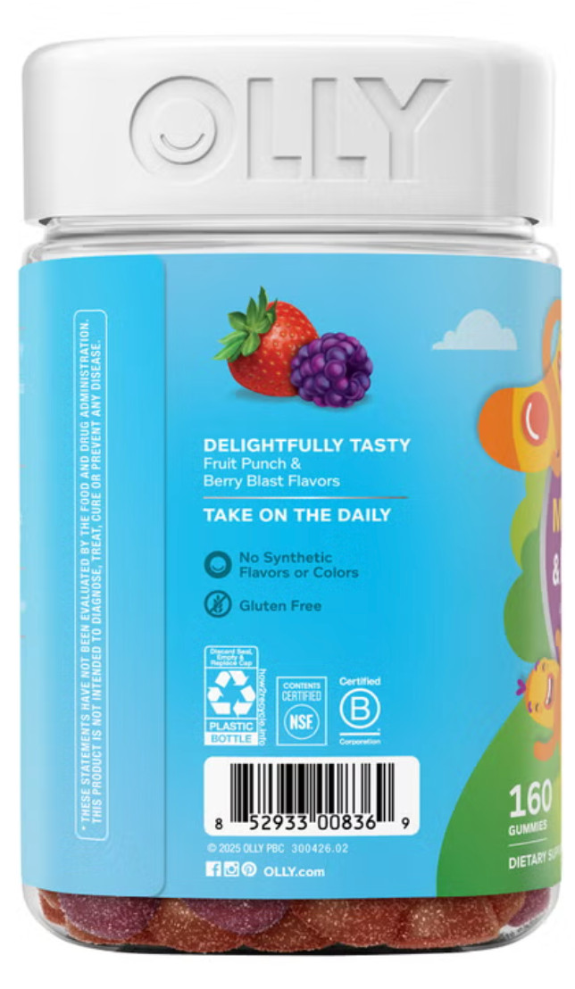 OLLY Kids Multivitamin & Probiotic, 160 Gummies