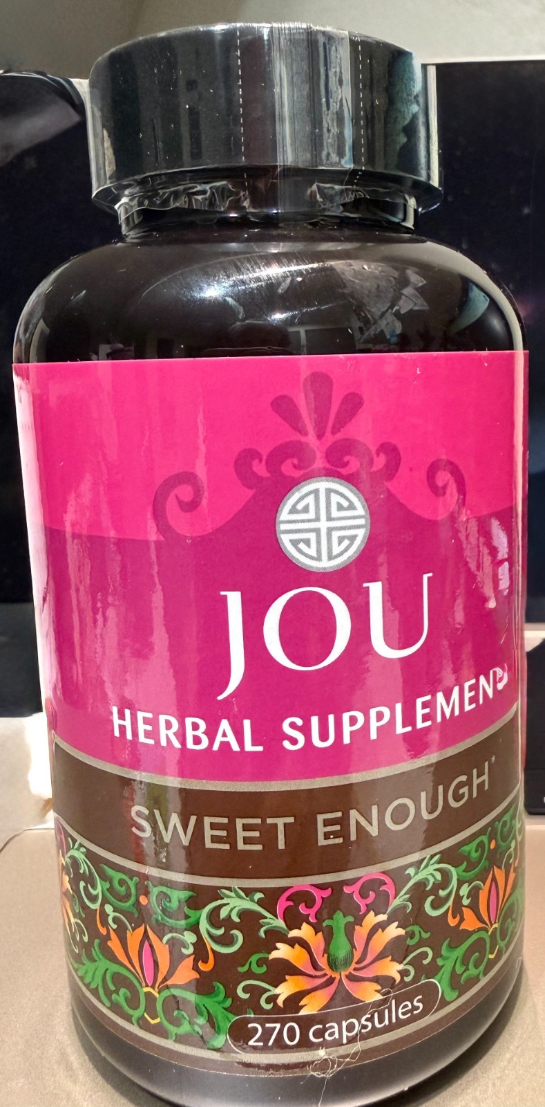 Jou Sweet Enough Organic Herbal Supplement 270 Capsules Exp 7/15/2028