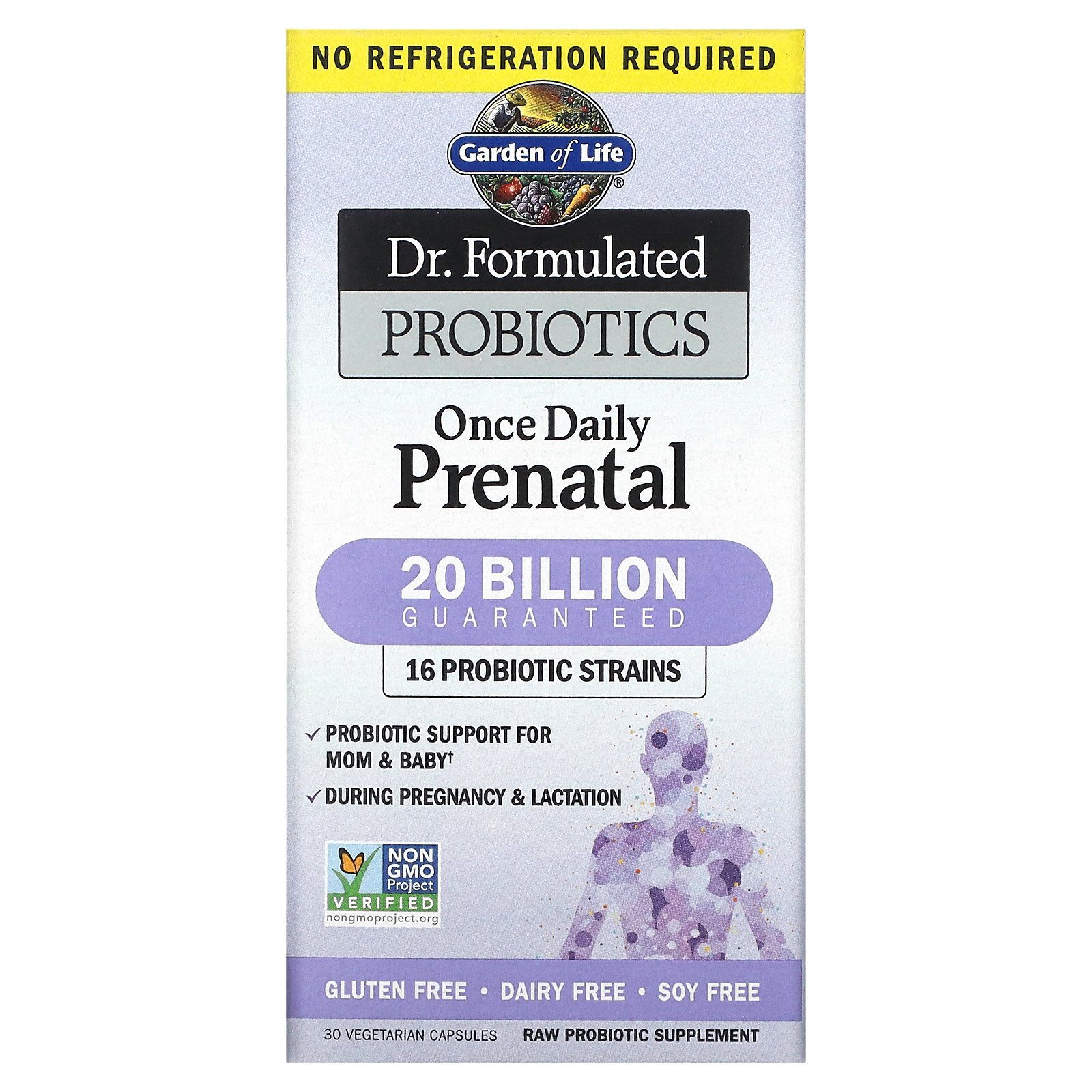 Dr. Formulated Probiotics, Once Daily Prenatal (no refrigeration required), 30