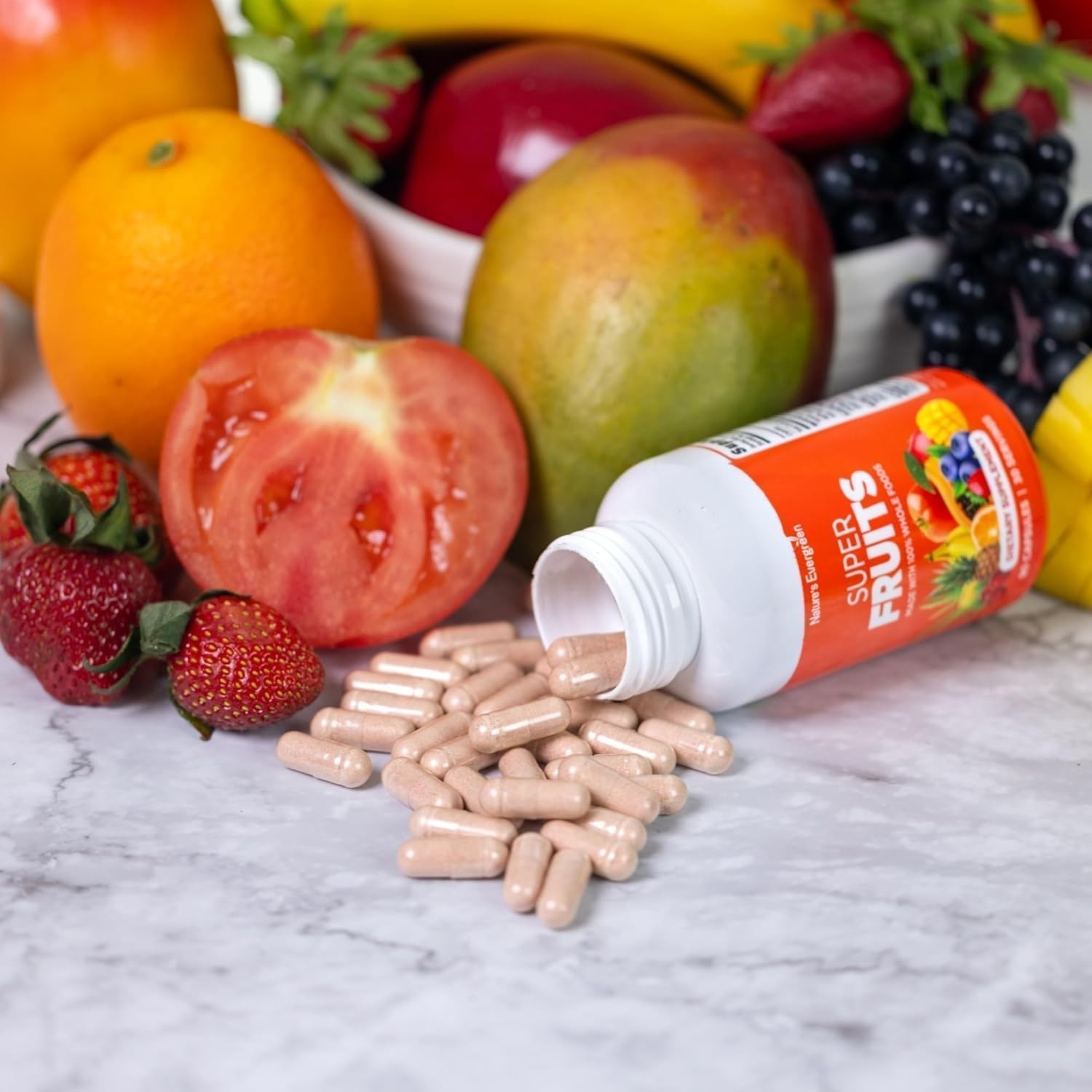 Fruits and Veggies, Vegetables Supplement Balance of Daily Nature (Pack of 2)