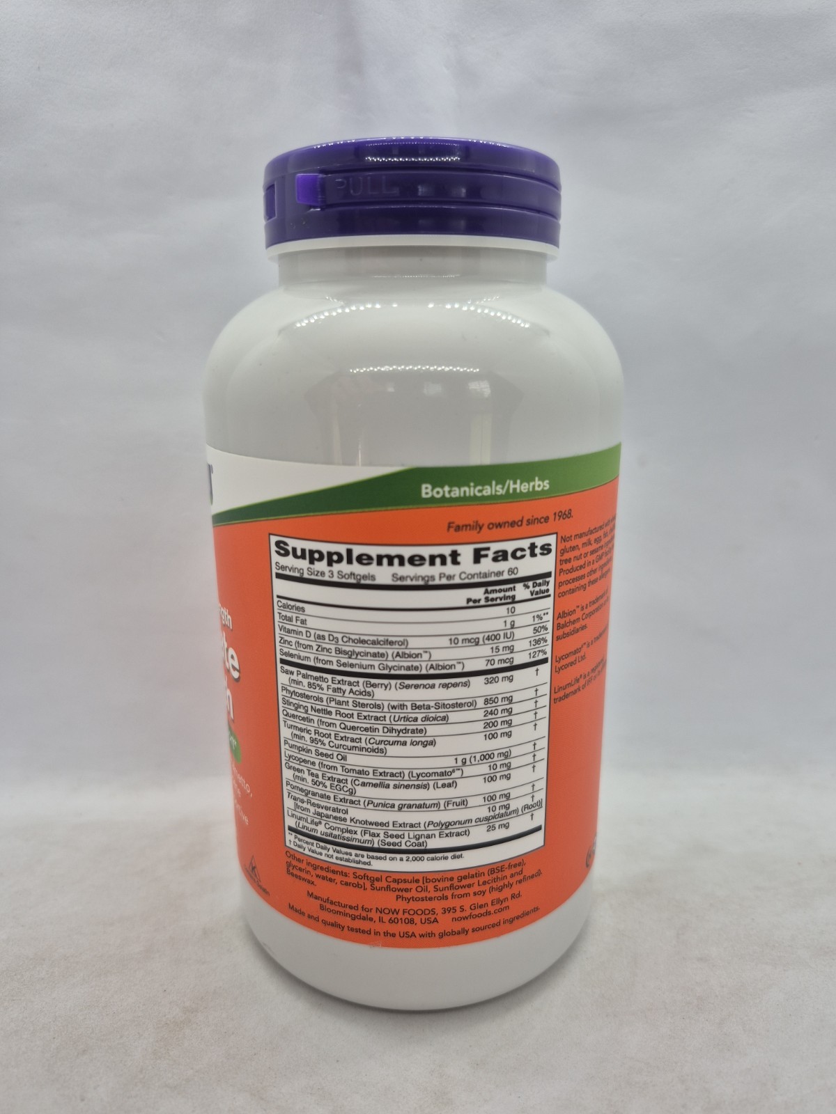 NOW Foods Supplements, Prostate Health, Clinical 180 Count (Pack of 1)