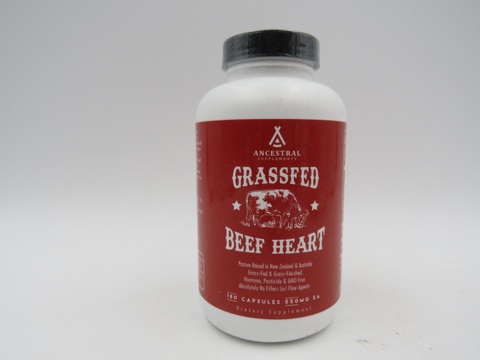 Grass Fed Beef Heart Supplement 3300mg with CoQ10 for Heart Health Exp 02/29