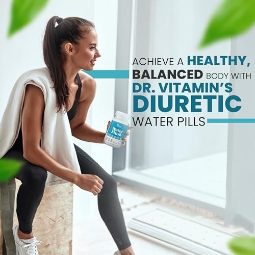 Diuretic Water Pills for Weight Loss – Reduce Bloat & Swelling – 120 Caps