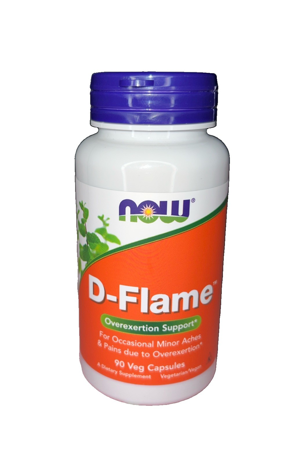 Now Foods D-Flame 90 Veg Capsules GMP Quality Assured, Vegan, Vegetarian