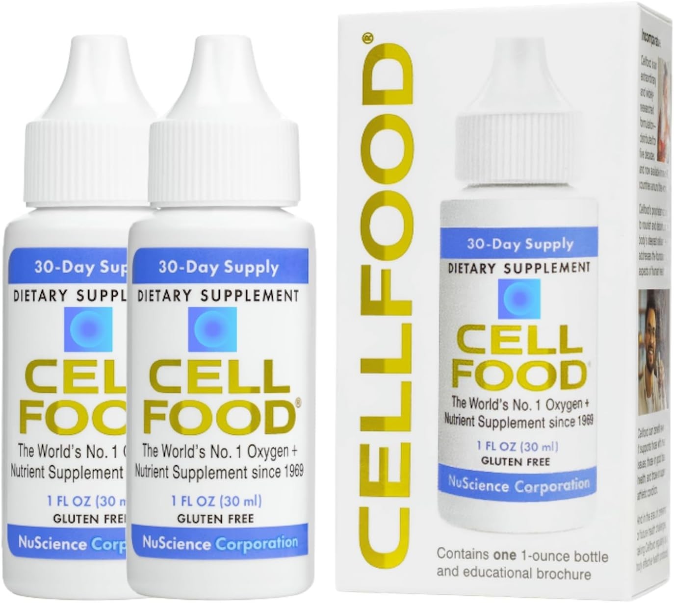 Lumina – 2pk Cellfood 1 fl oz Liquid Oxygen Supplement