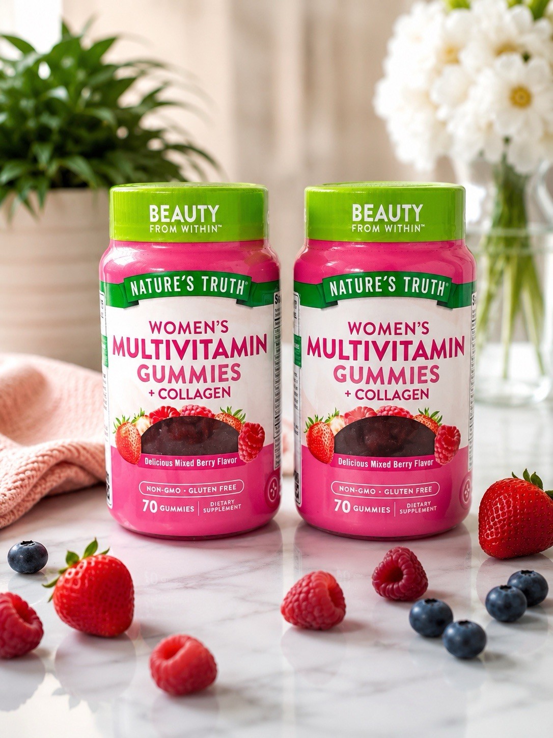 Nature’s Truth Women’s Multivitamin Gummies + Collagen 2 Pack EXP 3/27 & 6/27