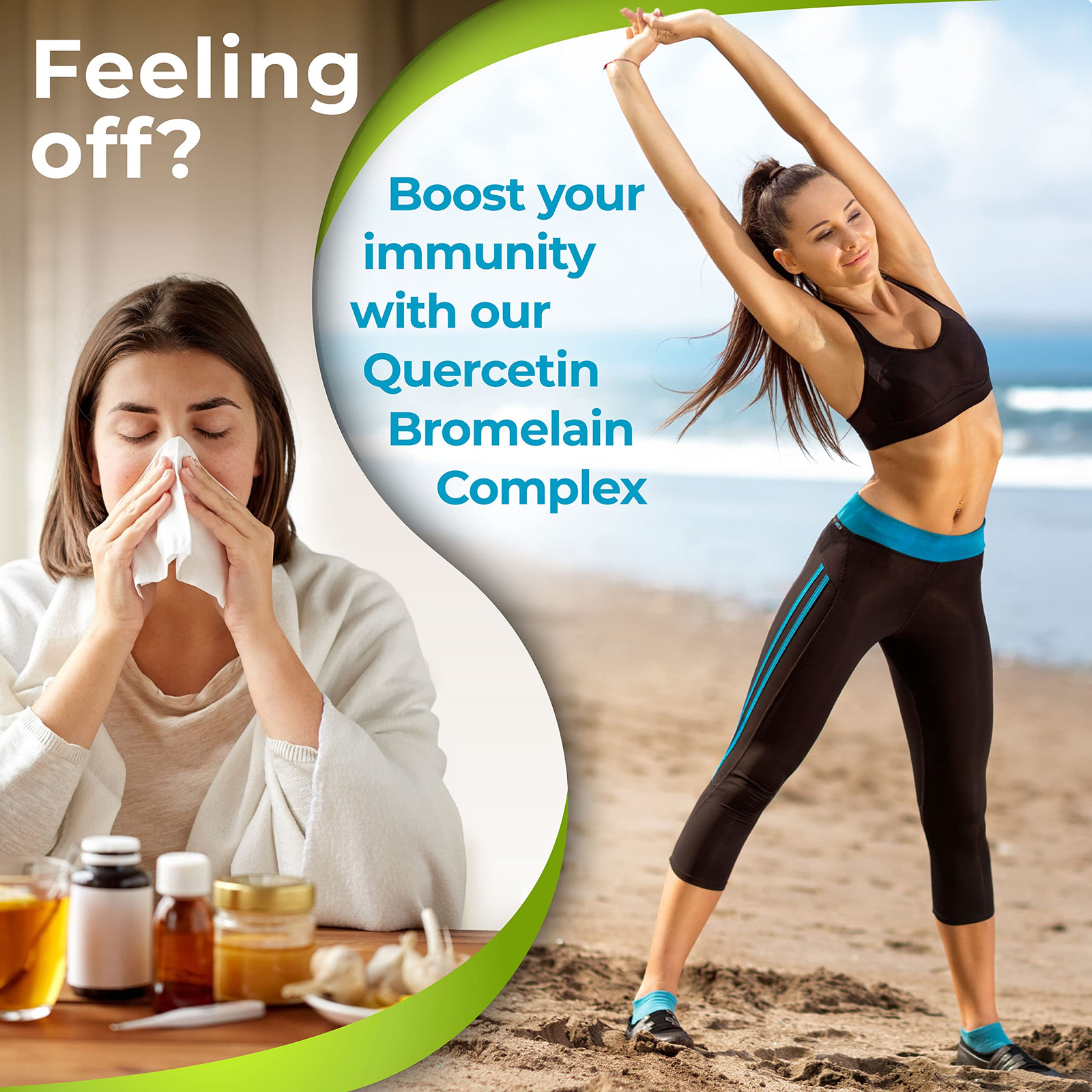 Quercetin with Bromelain Vitamin C and Zinc Enriched with Organic Whole Foods…