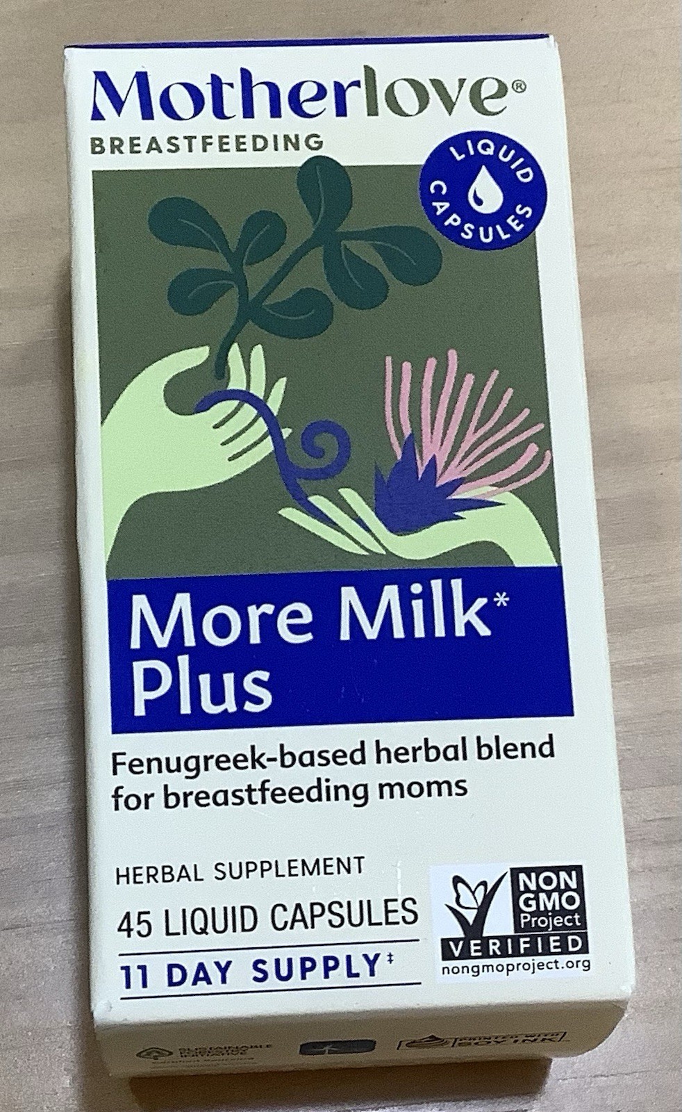Motherlove More Milk Plus Herbal Supplement – 45ct, Women’s Exp: 7/28 NEW