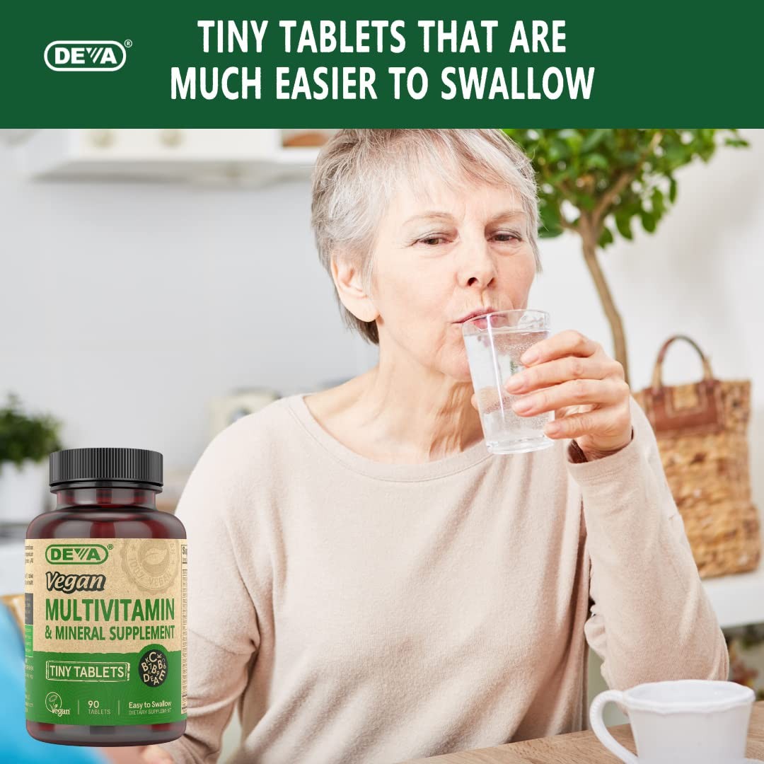 Vegan Multivitamin 90 Count Antioxidants Vitamins C E D B Complex Tablets