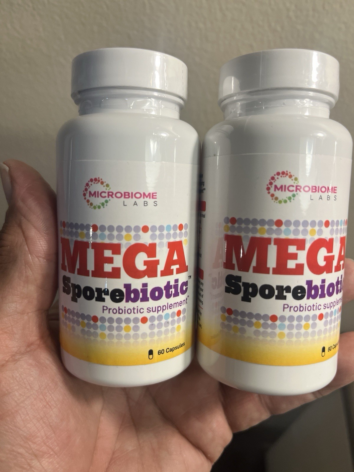 2PK Mega SporeBiotic Natural Probiotic Supplement HighPotency Microbiome Health.