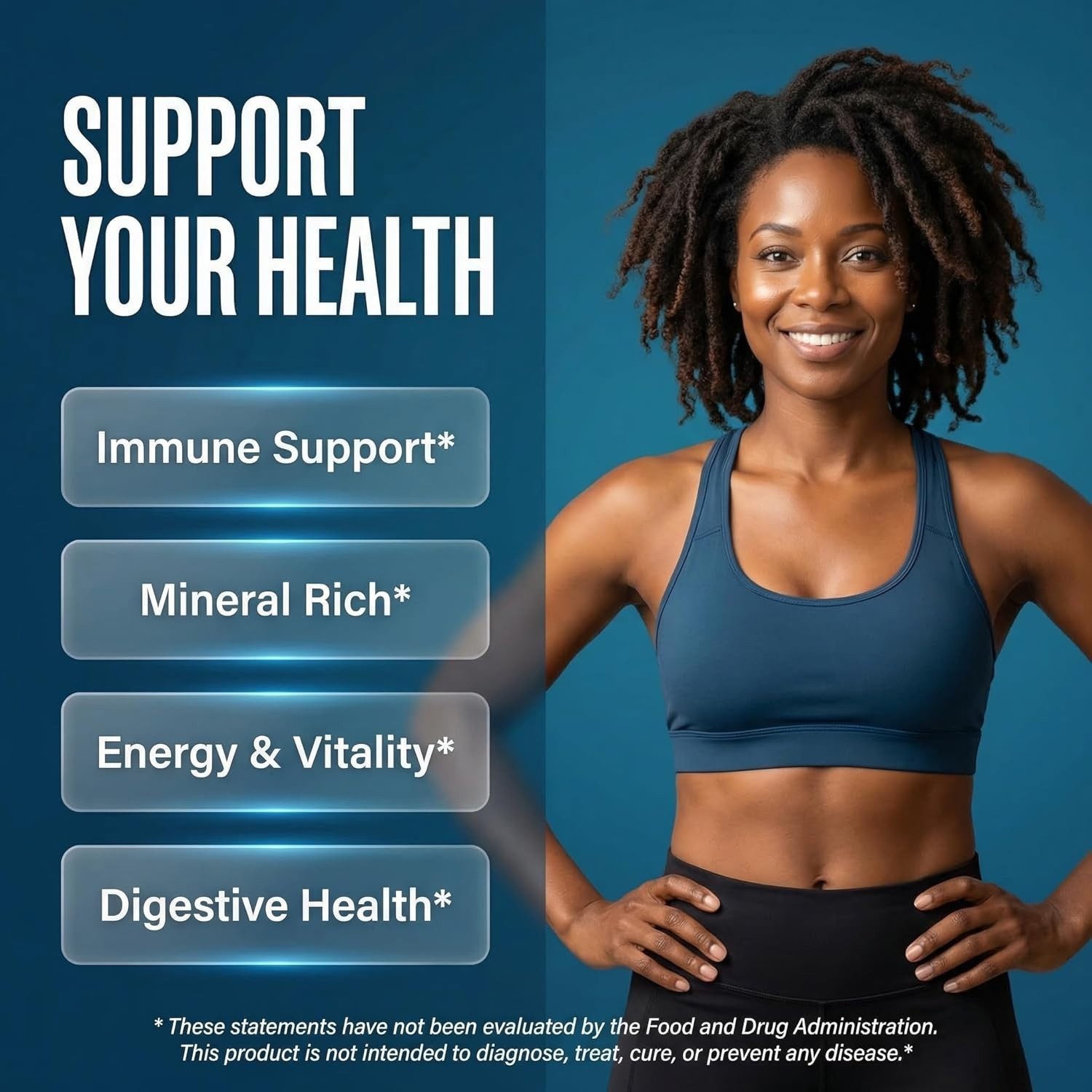 Clean Nutraceuticals Sea Moss Black Seed Oil Ashwagandha Turmeric W/ Vitamin