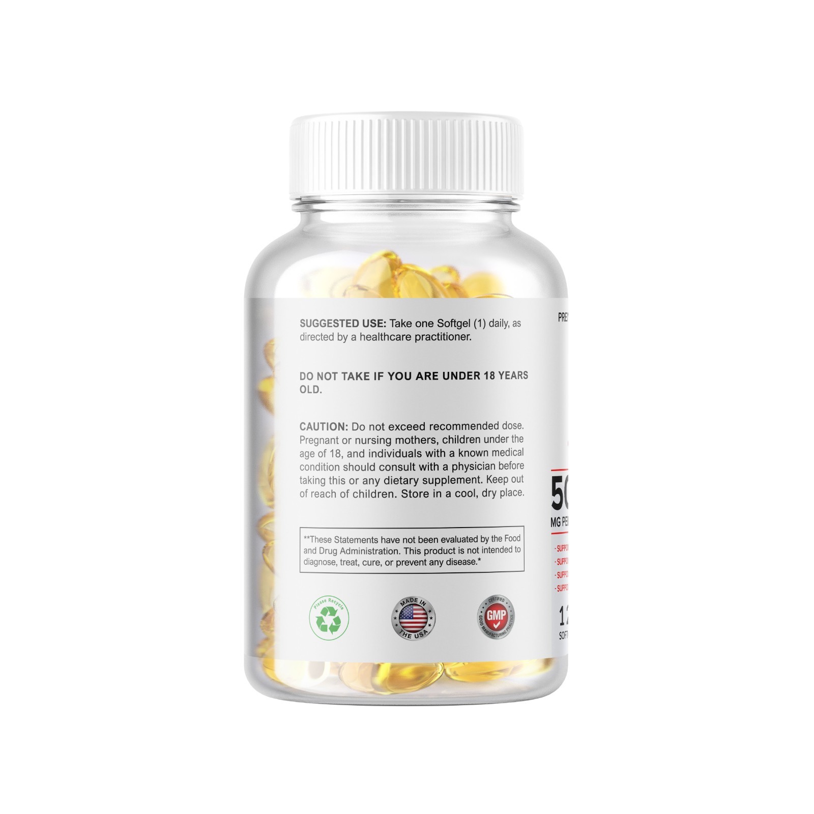 Zinc Gluconate 50mg 240 Servings Softgels Gluten Free Non-GMO USA MADE Shipped
