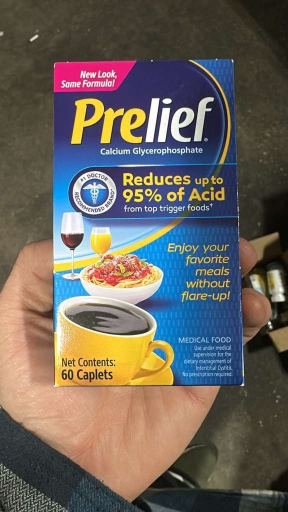 Prelief Acid Reducer Caplets Dietary Supplement, 60 Count PACK OF 2