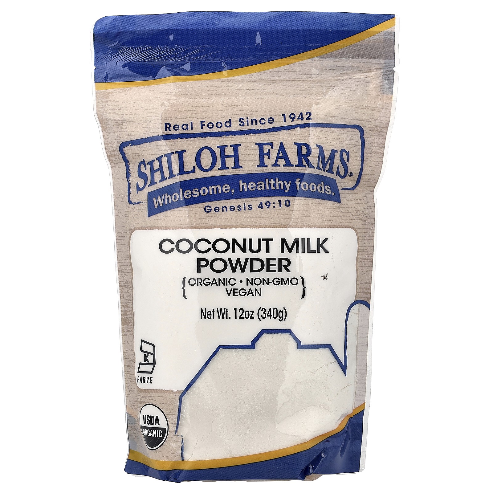 Organic Coconut Milk Powder, 12 oz (340 g)