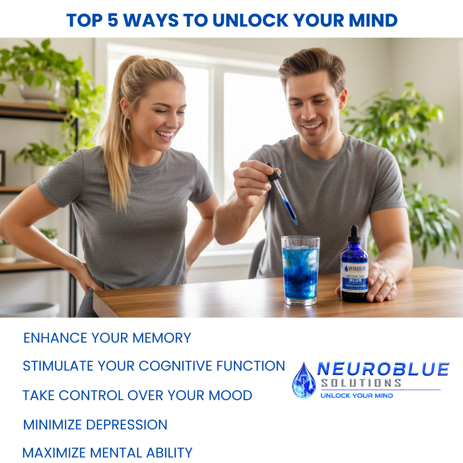 Neuro Blue 25mg and 300mg Vitamin C -Ultra Blue Capsules 60 Days – USP