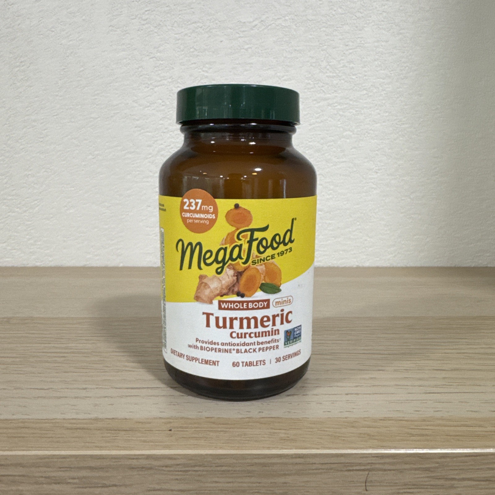 Mega Food Tumeric Curcumin, Whole Body Minis, 60 Tablets