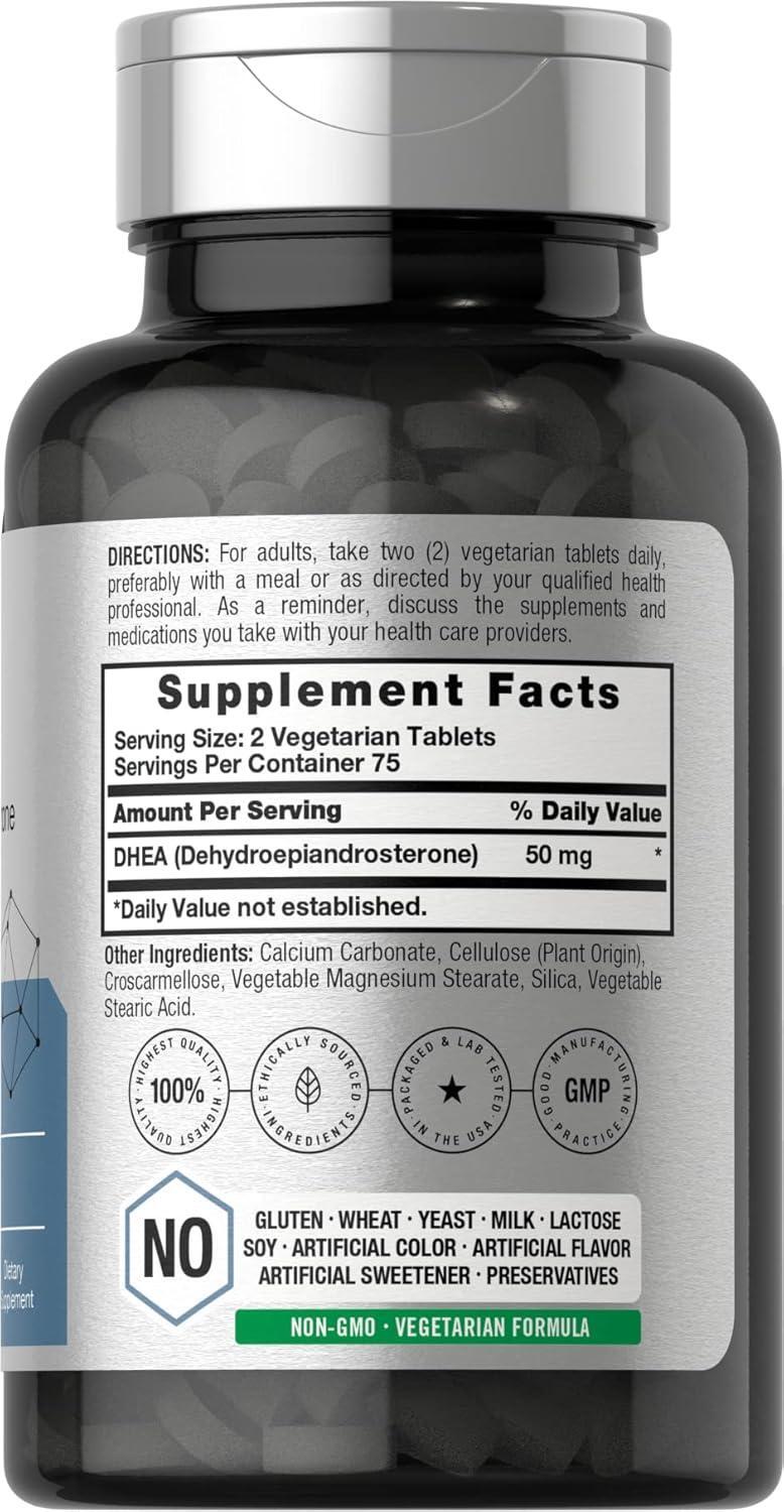 DHEA 50 Mg Immune Metabolism Energy Levels Support Hormone Balance, 150 Tabs