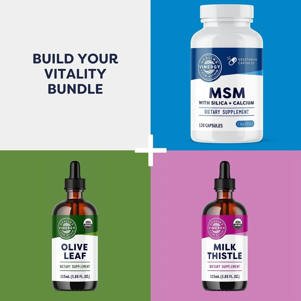 Vimergy Vegan D3 Organic 15mL 96 Servings Immune Support Gluten-Free