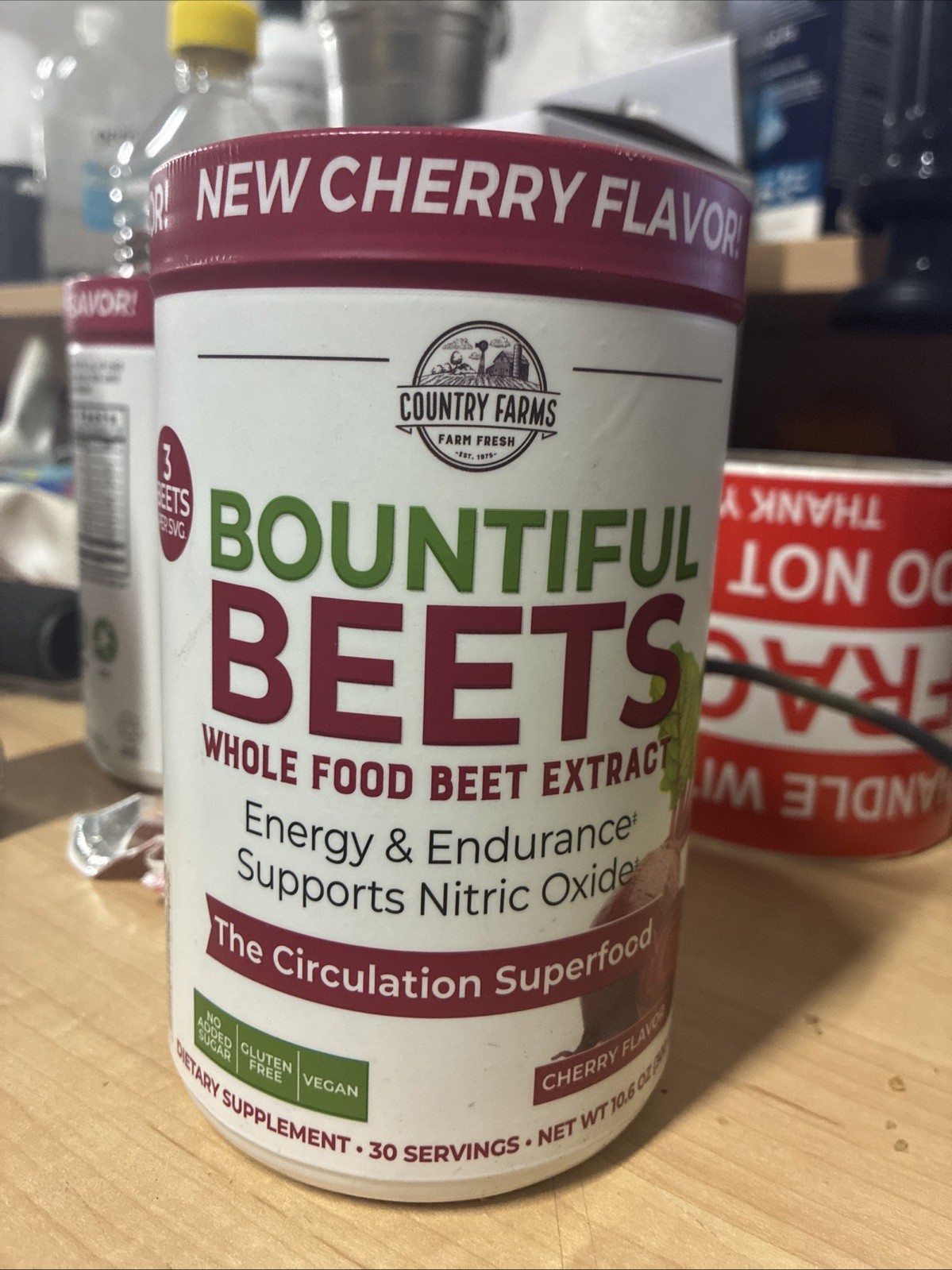 Country Farms Bountiful Beets Wholefood Beet Extract Superfood 10 oz, 30…