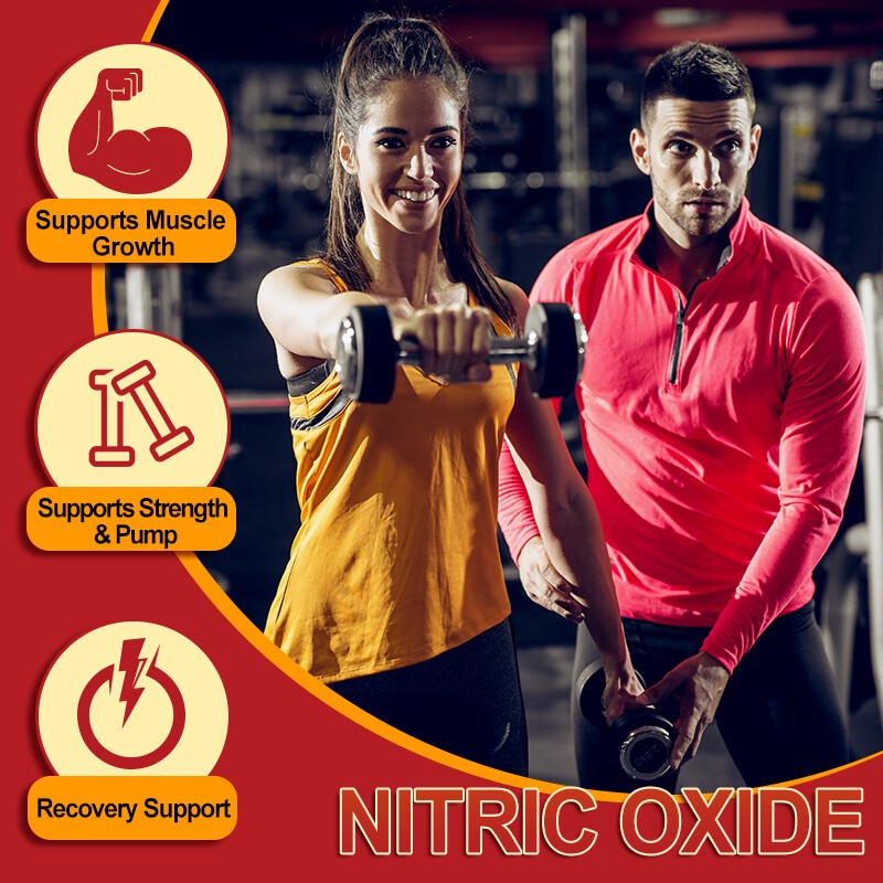 Nitric Oxide Capsules 1920mg | L Arginine & L Citrulline | Highest Potency USA