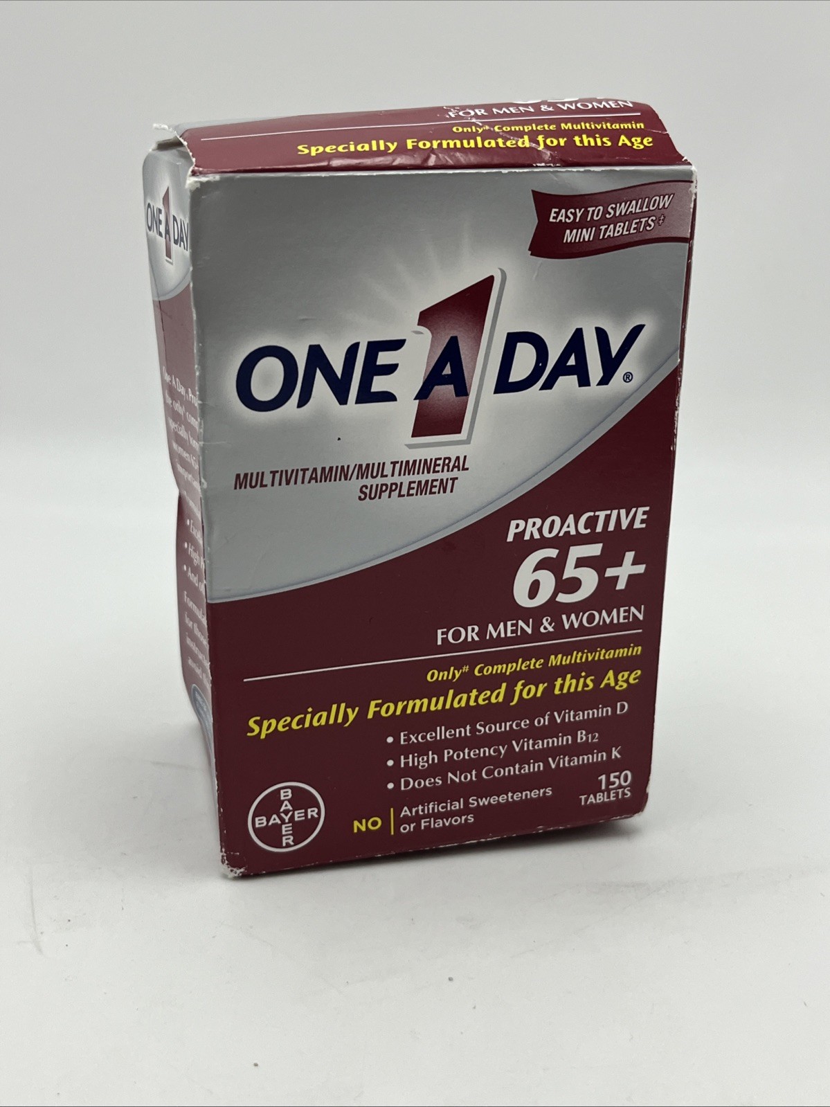 SEE PIC – Proactive 65+, Mens & Womens Multivitamin, Supplement