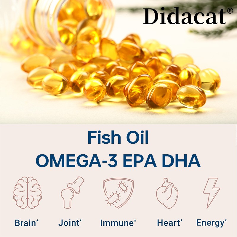 Fish Oil Supports Heart Brain Function 1400 Mg Of Epa Dha Shellfish Free