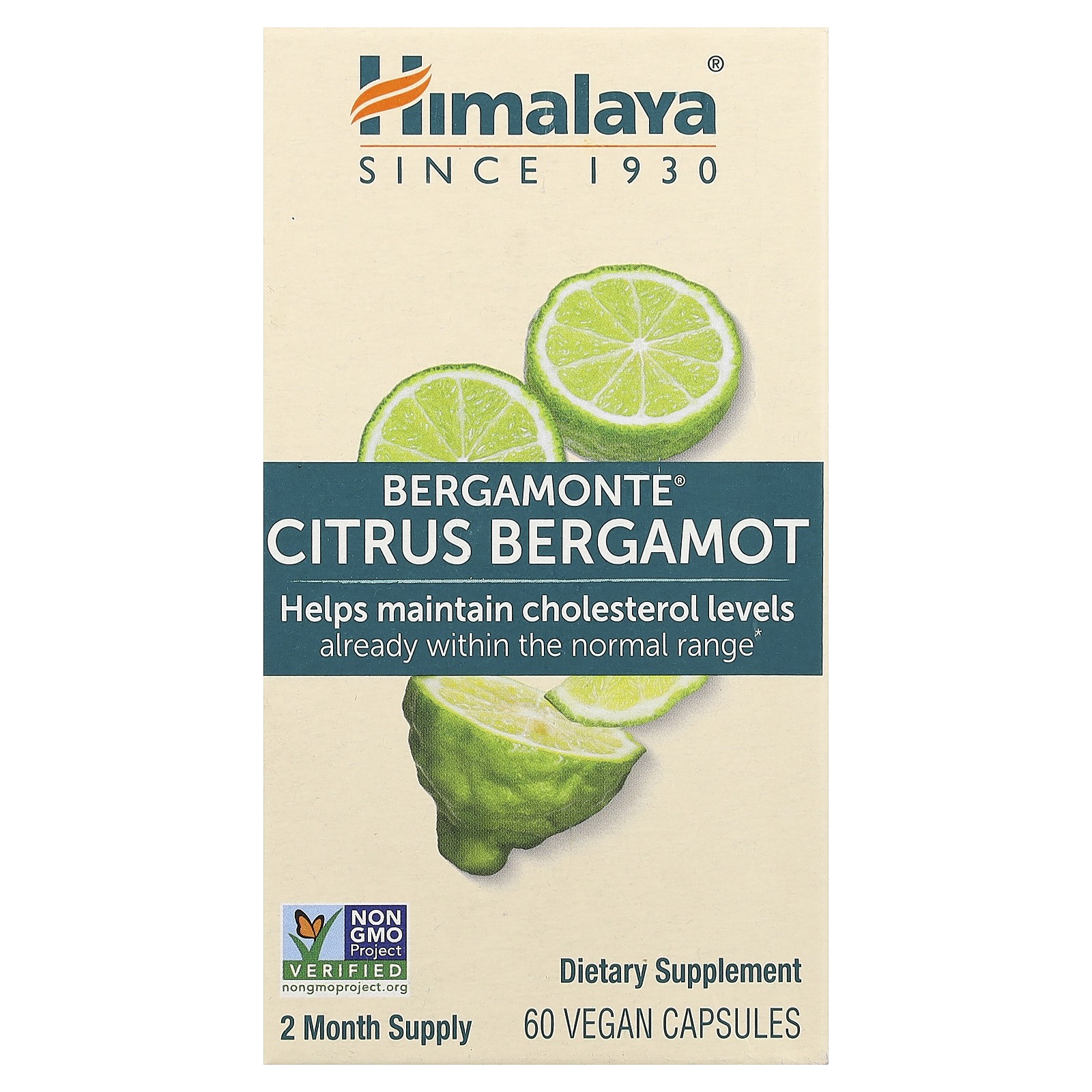 Bergamonte®, Citrus Bergamot, 60 Vegan Capsules (500 mg per Capsule)