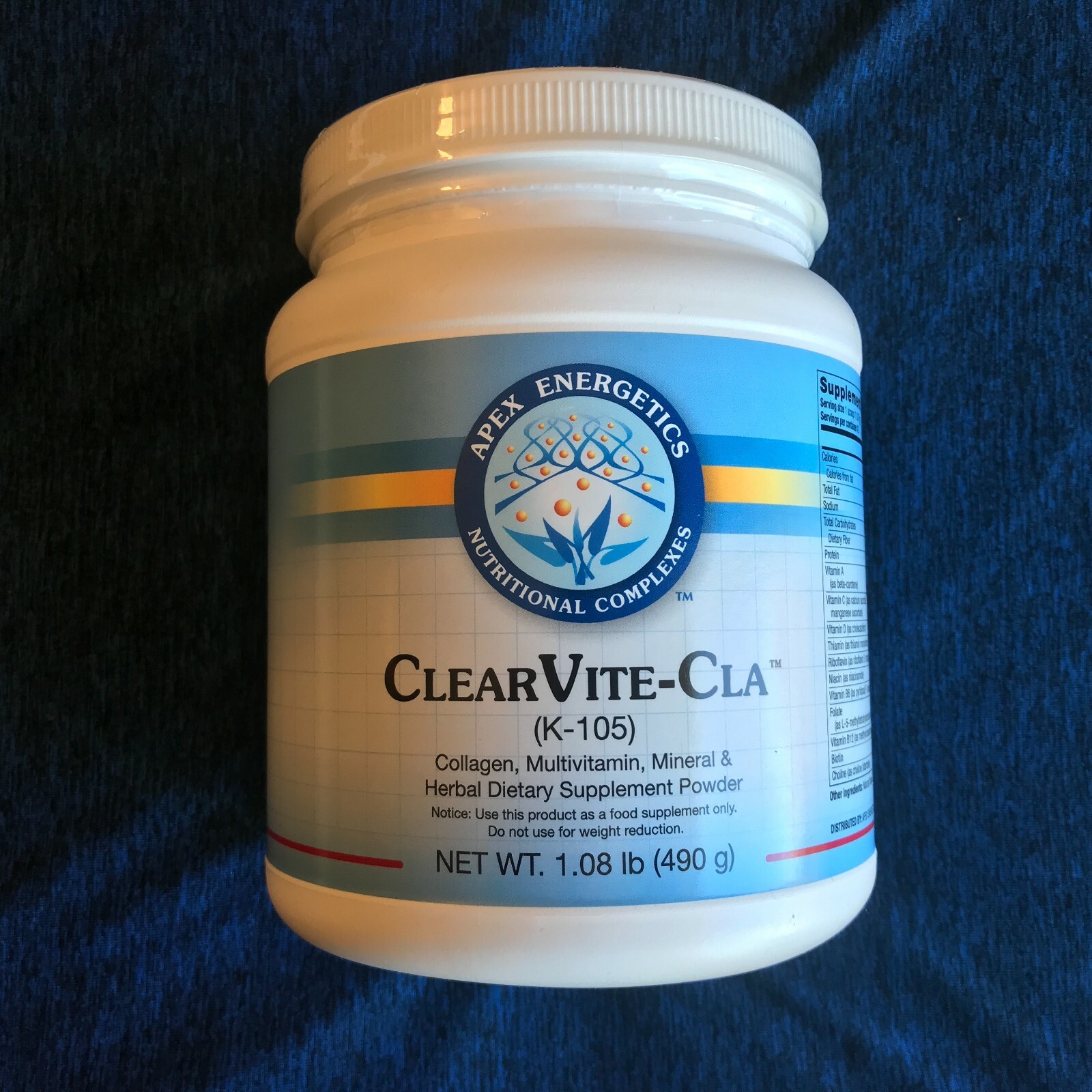 ClearVite CLA by Apex Energetics (K105) 1.08 lbs New! Best by 01/28
