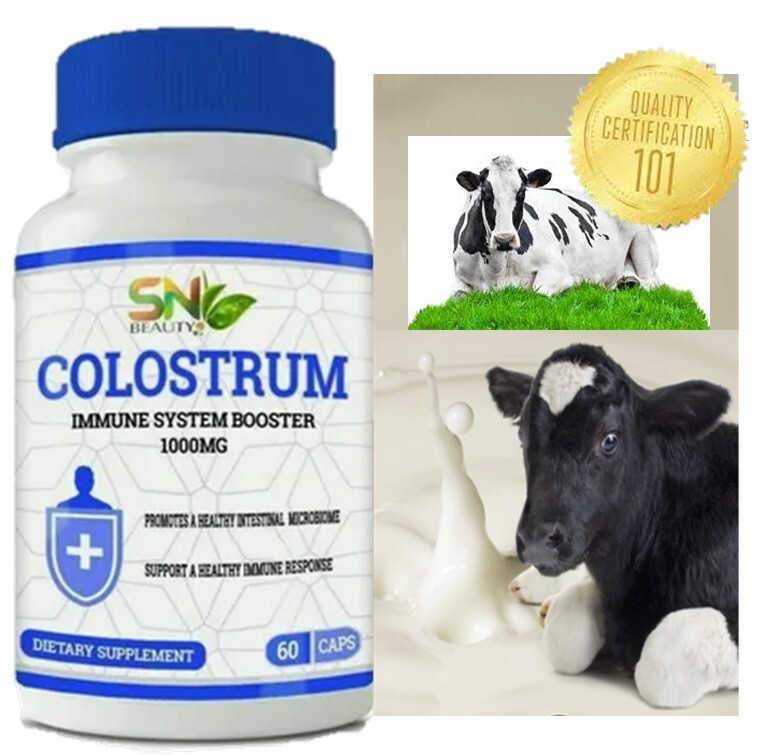 COLOSTRUM 1000 MG Supports Immune Health CALOSTRO BOVINO Bovine colostrum extra
